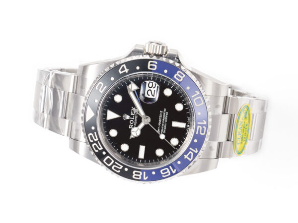 GMT-Master II 126710 BLNR Clean Black/Blue Ceramic 904L Steel Best Edition on Oyster Bracelet DD3285 CHS - Image 6